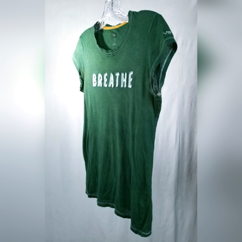 Breathe | Upcycled Tie Dyed Victorias Secret Cotton Tissue Thin Cap Sleeve Top S